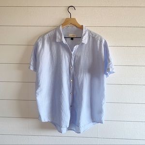 Universal Thread blue striped button down